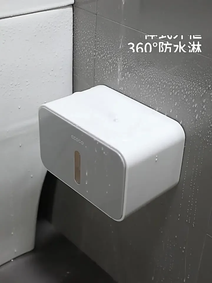 

Induction Toilet Paper Holder Shelf Automatic Paper Out Wc Paper Rack Wall-Mounted Toilet Paper Dispenser Bathroom Accessories