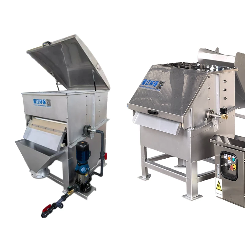Water Circulation Drum Filtration System PLC Controlled High Capacity Micro Filter Water Purification Equipment With Engine