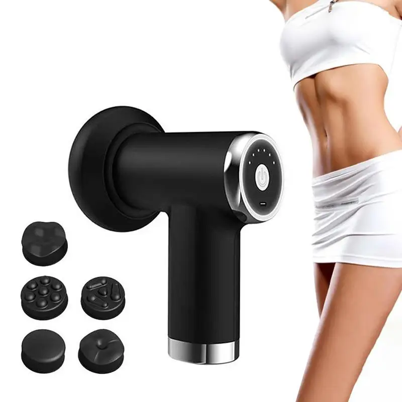Body Massager, Home Massage Stick With 5 Massage Heads, Convenient Fat Pusher, Wireless Charging, Handheld Whole Body Kneading
