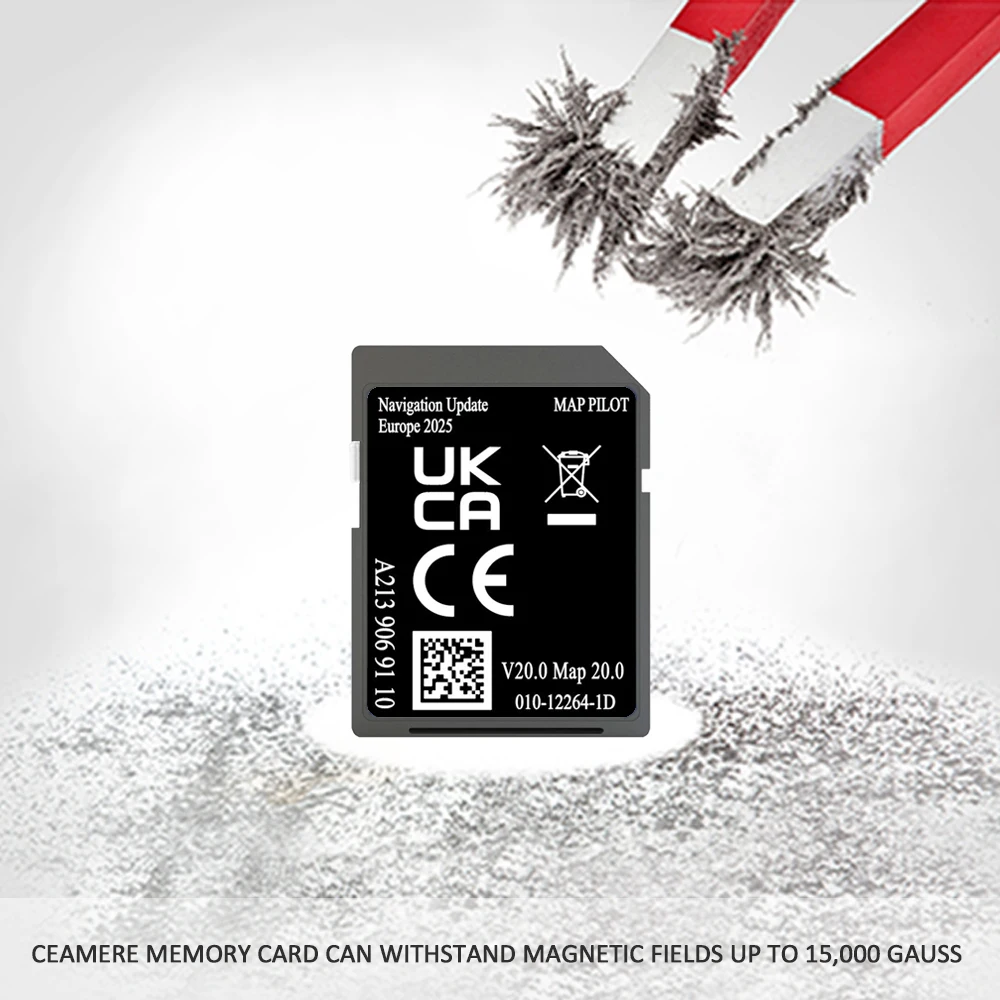유럽 ​​지도 PILOT 2025 SD 카드 GLC C E V X-class A 2139068510   메르세데스 Garmin 무료 안티 안개 Flim용 W213 W447 W205