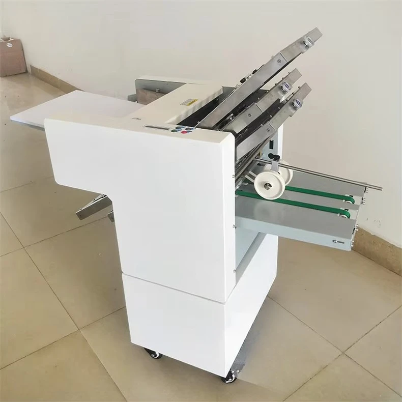 High Speed A3 A4 Digital Paper Leaflet Folding Machine Automatic Album Paper Folding Machine Electric Paper Bending Machine