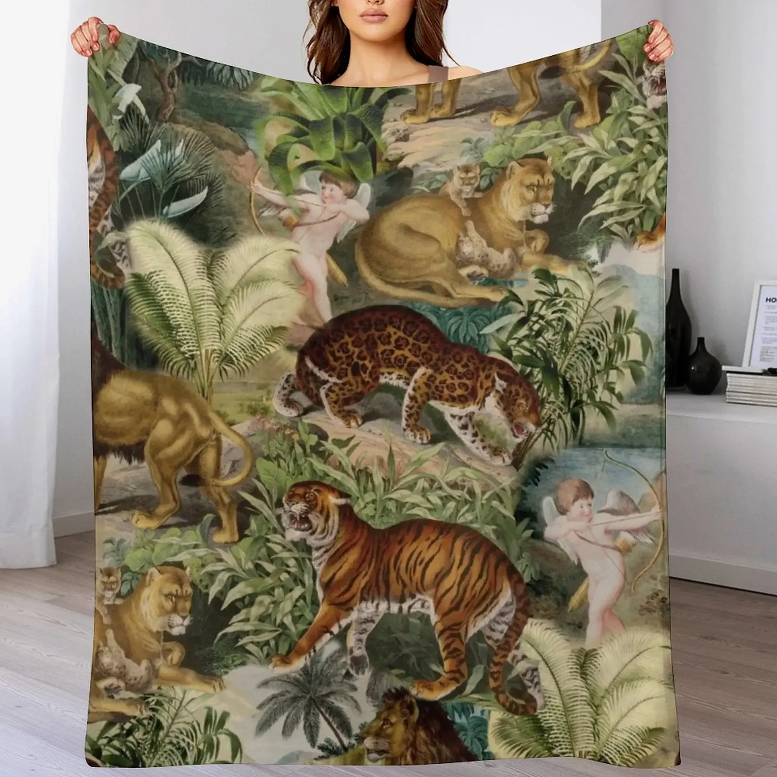 

The beauty of the forest Throw Blanket Soft Bedroom Blanket for Night Sleeping