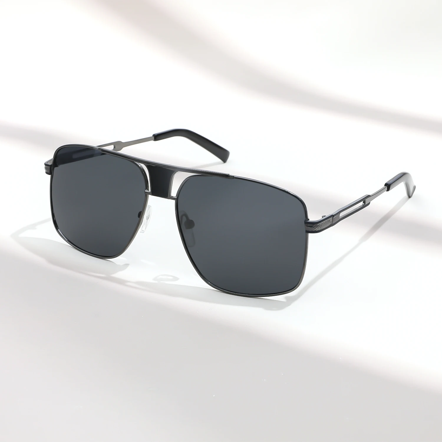 Polarized Fashion Square Luxury Design Sunglasses Men Women Flight Seven Rock Mach Six Style Gradient Pilot Sunglasses Oculos