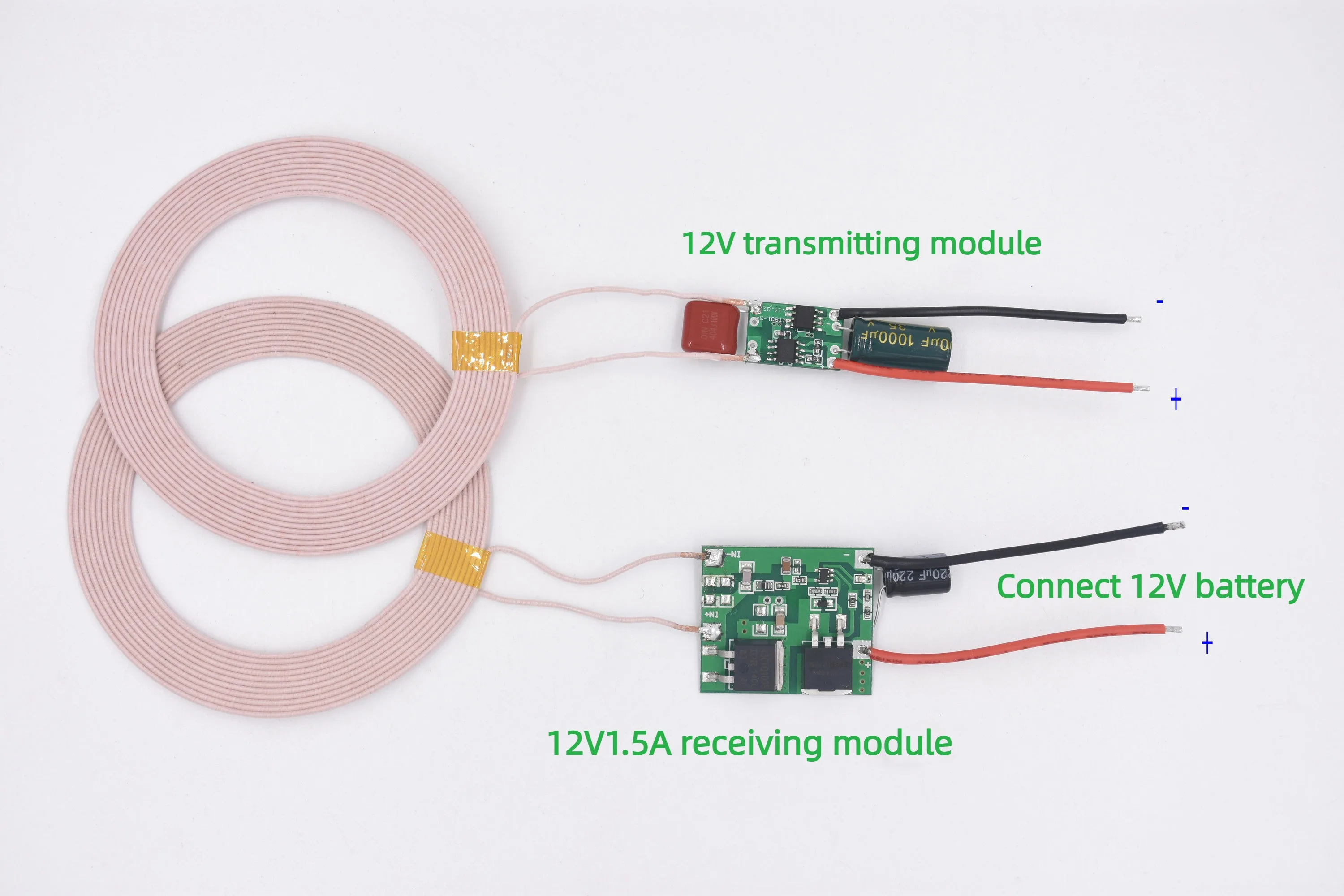 

12V Power Supply 12V1.5A Lithium Battery Wireless Charging Module Wireless Power Supply Module XKT901-13