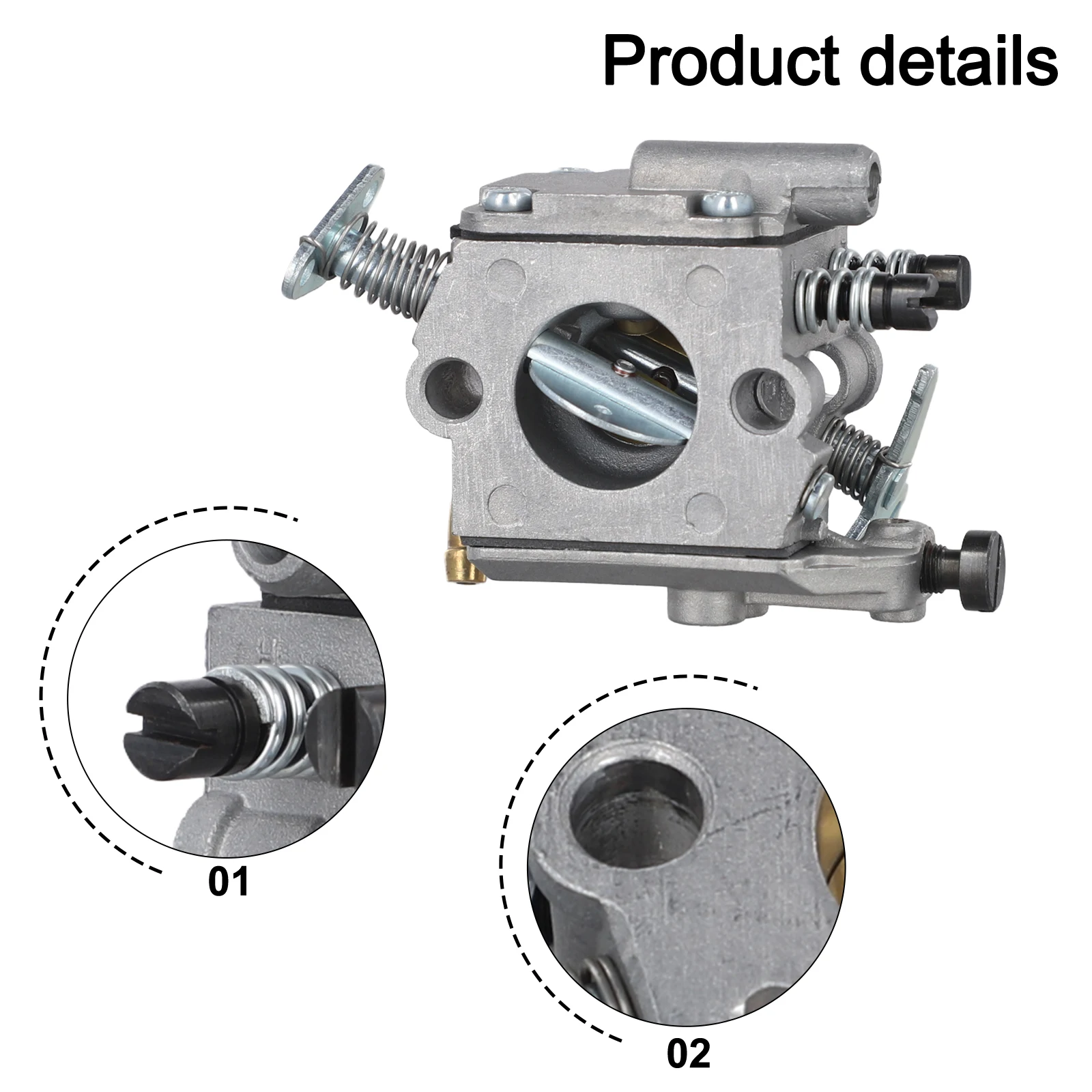 

MS200T Replacement Carburetor Kit Complete Setup For MS200 Comprehensive Carburetor Components Easy Installation As Shown