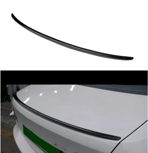 Glossy Finished Vacuum Carbon Fiber Rear Trunk Lid Spoiler Wing for  2006 - 2013 2-Door Convertible E93 (Including Its M3)