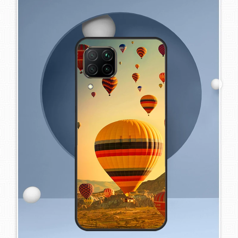 منطاد الهواء الساخن السفر الجبل لهواوي نوفا 12i 12s 11i 8i Y91 Y60 Y70 Y72 Y90 Y61 9 10 SE P20 P40 Lite P30 P60 Pro Case