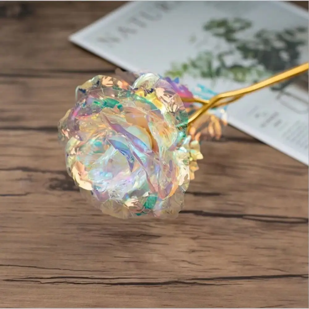 

Safe Golden Foil Rose Flower Simulation Golden Foil Artificial Rose Flower Rose Flower Gold Foil Rose Pendant