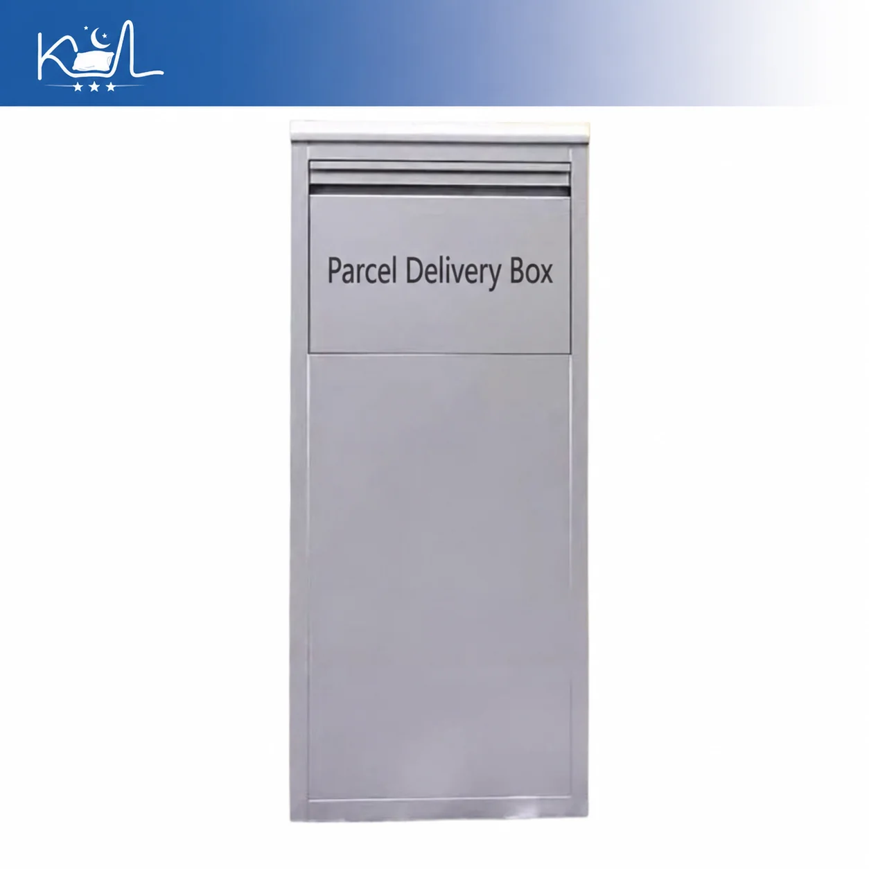 Freestanding Stainless Steel Outdoor Parcel Box, Anti-Theft Delivery Drop Box for Home Villa, Private Package Locker