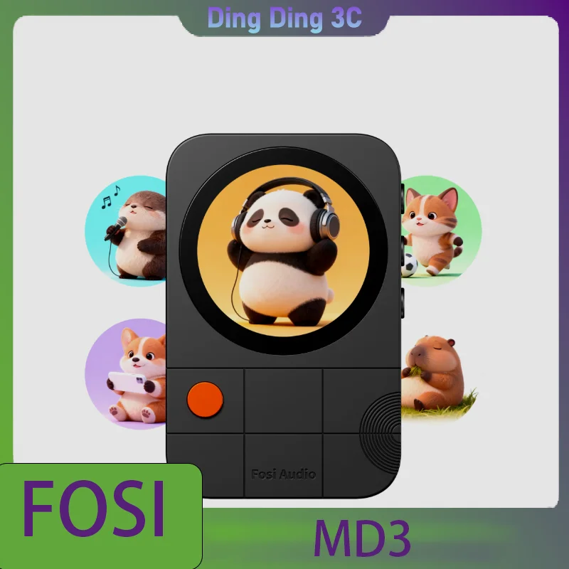 

Портативный усилитель для наушников FOSI AUDIO MD3 с магнитным декодером и экраном, ES9039Q2M, 3.5мм/4.4мм, 20Гц-48кГц, корпус из алюминиевого сплава