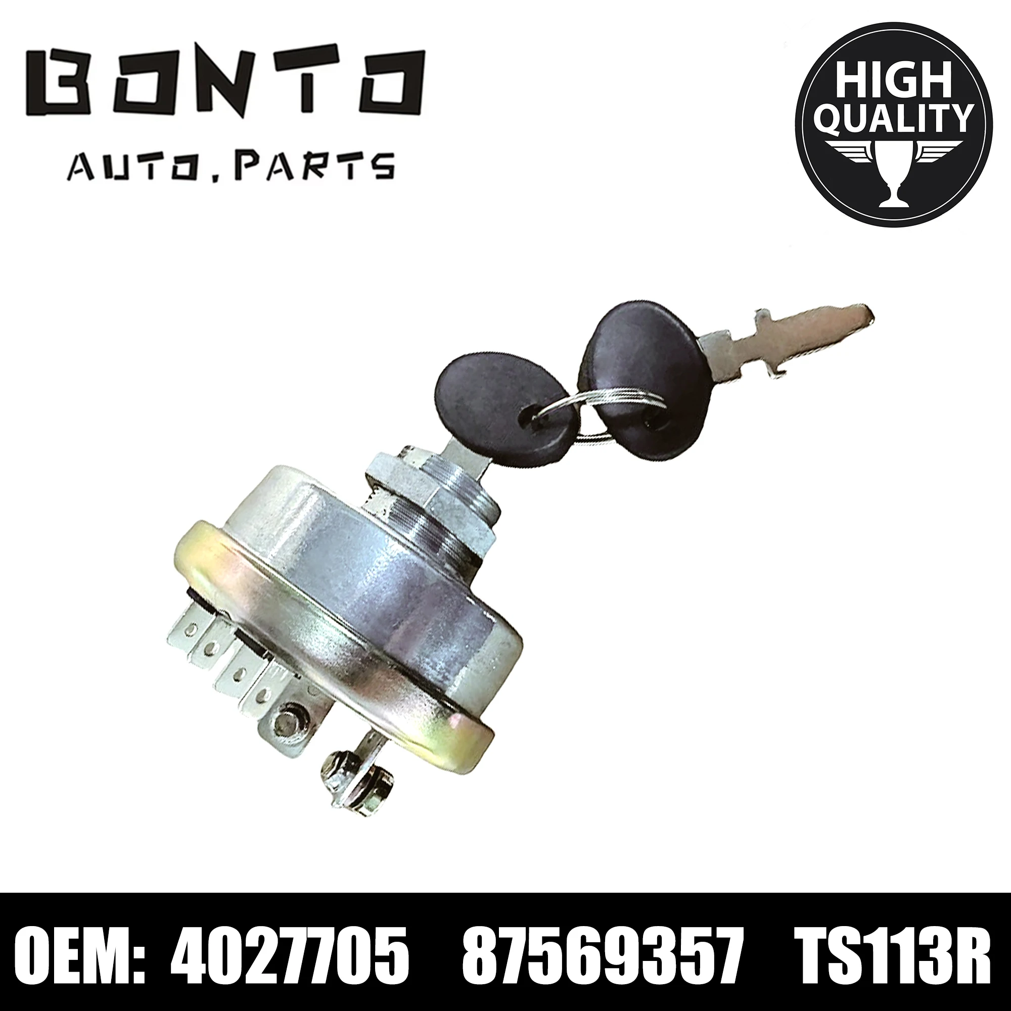 

Выключатель света зажигания BONTO с 2 ключами для Fiat 500 550 600 Carmentori Замена 4027705 87569357 TS113R