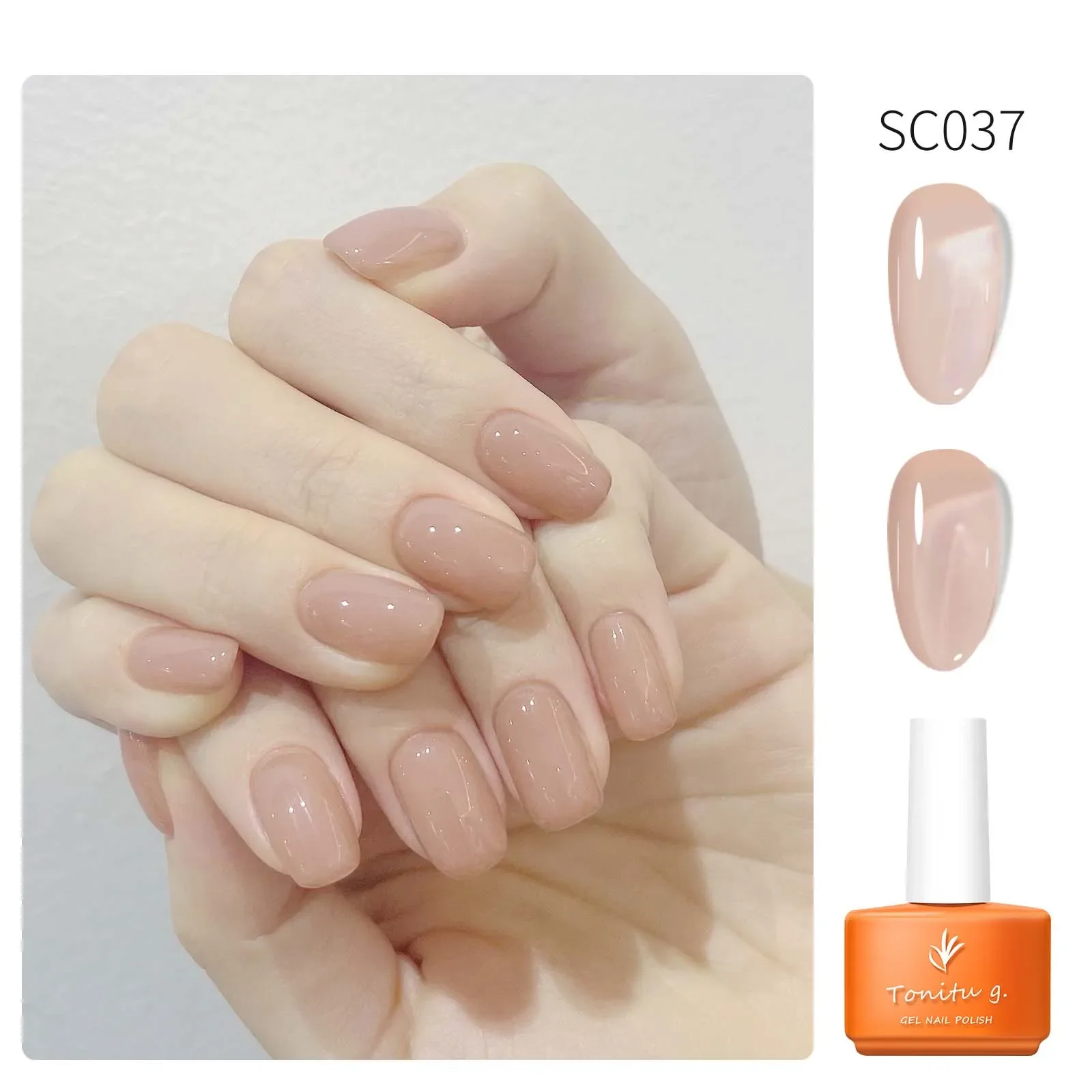 Tonitu G Wit Groen Oranje Jelly Naakt Roze Gel Nagellak Doorschijnend UV LED Rode Nagels Art Gel Semi Permanente Vernis Manicure