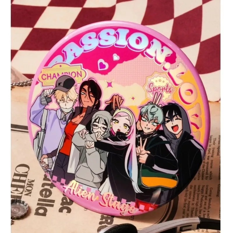 Alien Stage Tin Button Badge Ivan Till Mizi Sua Luka Hyun 3rd Anniversary Pop-up Limited Ver Photo Frame Decor Cosplay Accessory 5