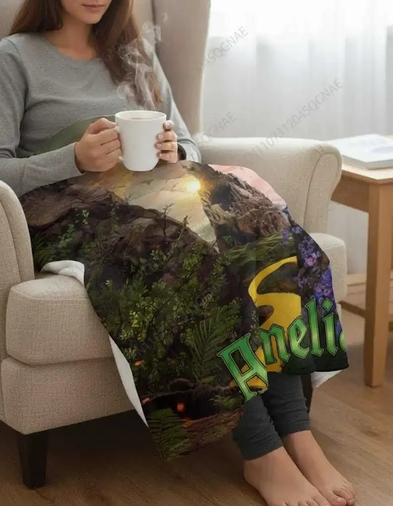 Custom Custom Wicked Blanket, Good Witch Bad Witch Princess Throw, Personalized Wicked Blanket, Wicked Changed For Good Blanket,