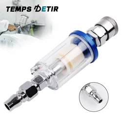 JPN Style For Compressor Spray Paint Gun Tool Pressure Parts 1/4''Thread Air Oil Water Separator Filter Moisture Trap With