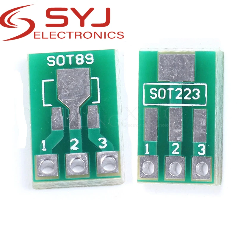 20pcs/lot SOT89 SOT223 to DIP PCB Transfer Board DIP Pin Board Pitch Adapter keysets In Stock