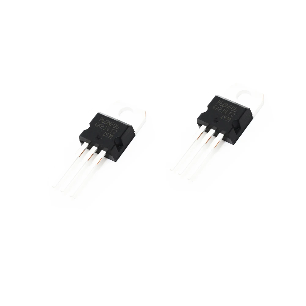 10PCS STP60NF06 P60NF06 60NF06 60V 50A TO-220 TO220 Transistor MOSFET New  Good Quality Chipset