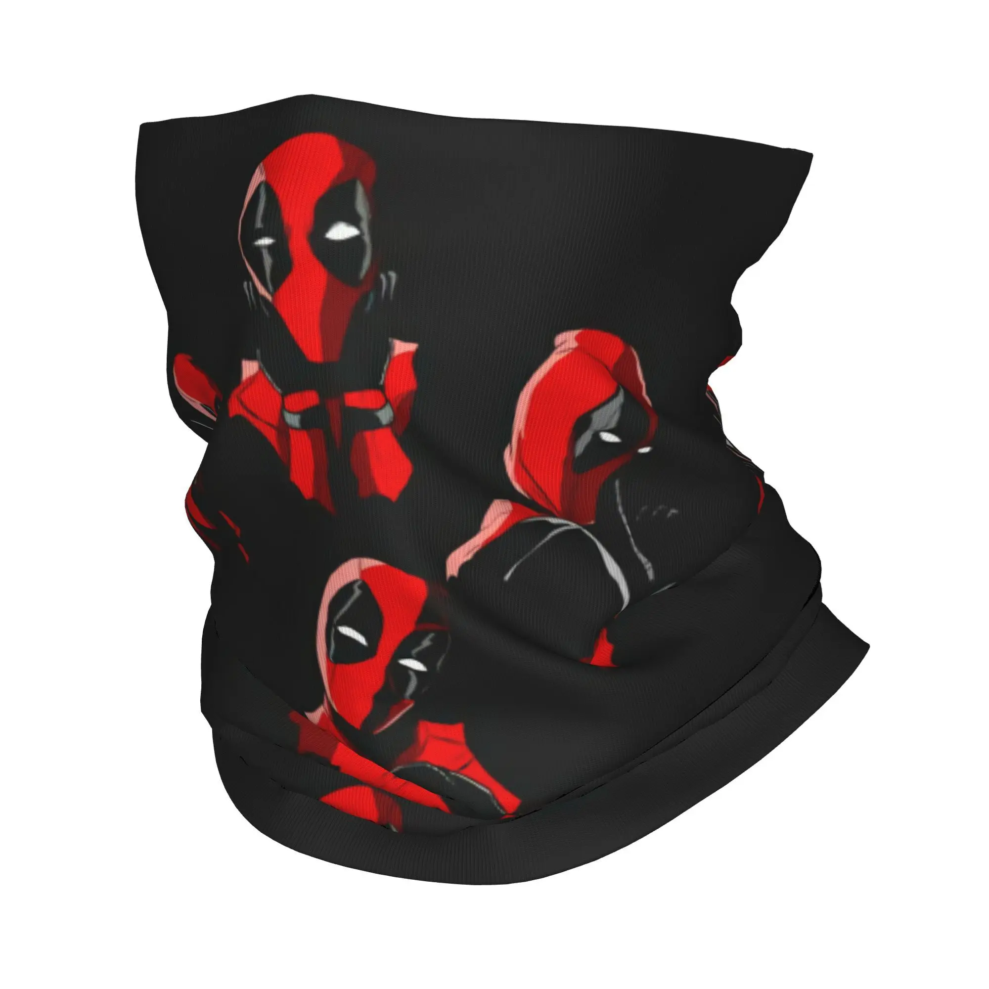 Custom Deadpool Emoticon Collage Bandana Neck Warmer Men Women Winter Ski Tube Scarf Gaiter  Face Cover