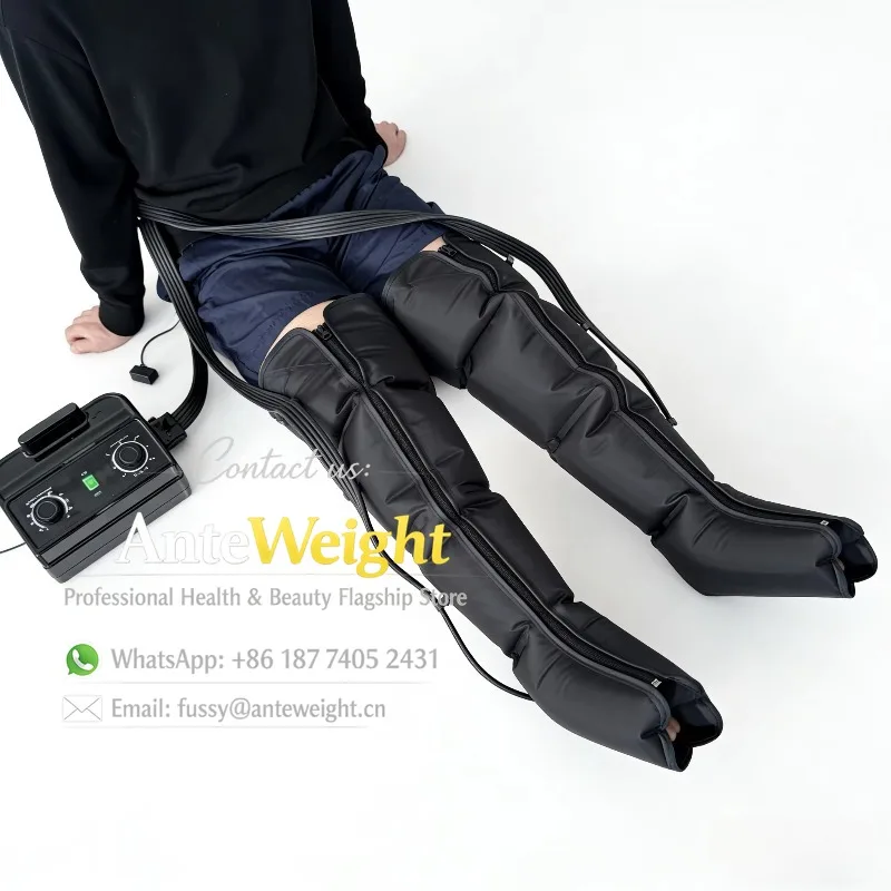 Air Compression Therapy Massage Boots   Full Body Massager for Legs Arms Waist