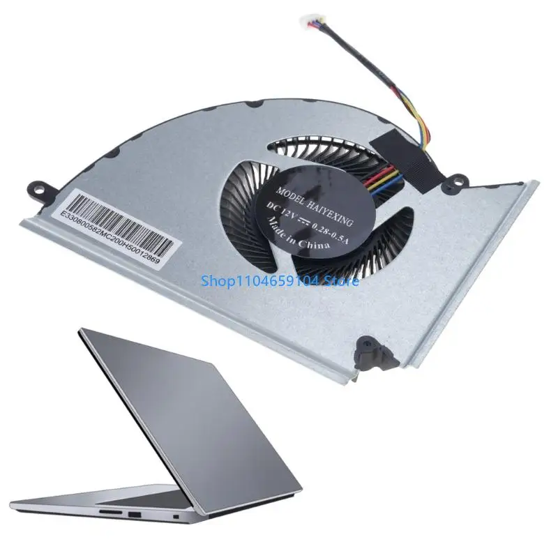 GP76 Leopard GE76 Raider Laptop CPU Cooling Fan 12V 4pin GPU Radiator