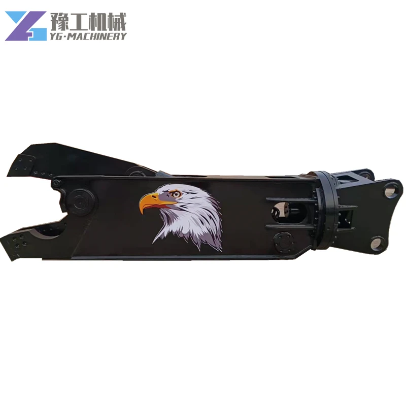 YG New Design 3 Tone Excavator Attachment Excavator Scrap Eagle Shear