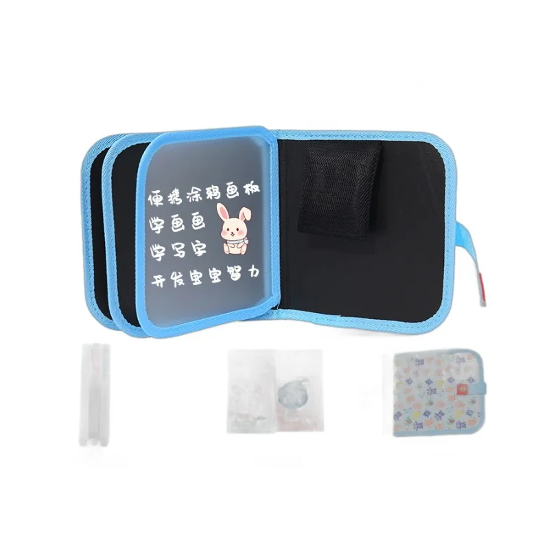 Small 6 Page Early Education Blackboard Watercolor Pen Drawing Board Portable Graffiti Board Painting Board Factory