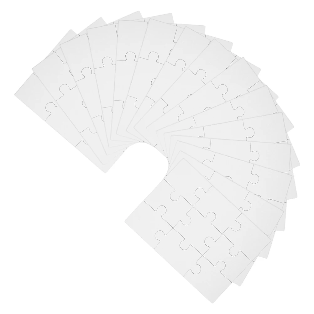 

Blank Drawing Puzzles Large Size Diy Coloring Jigsaw Puzzle Craft Activity Set For Kids Educational Art Game Hand-Eye