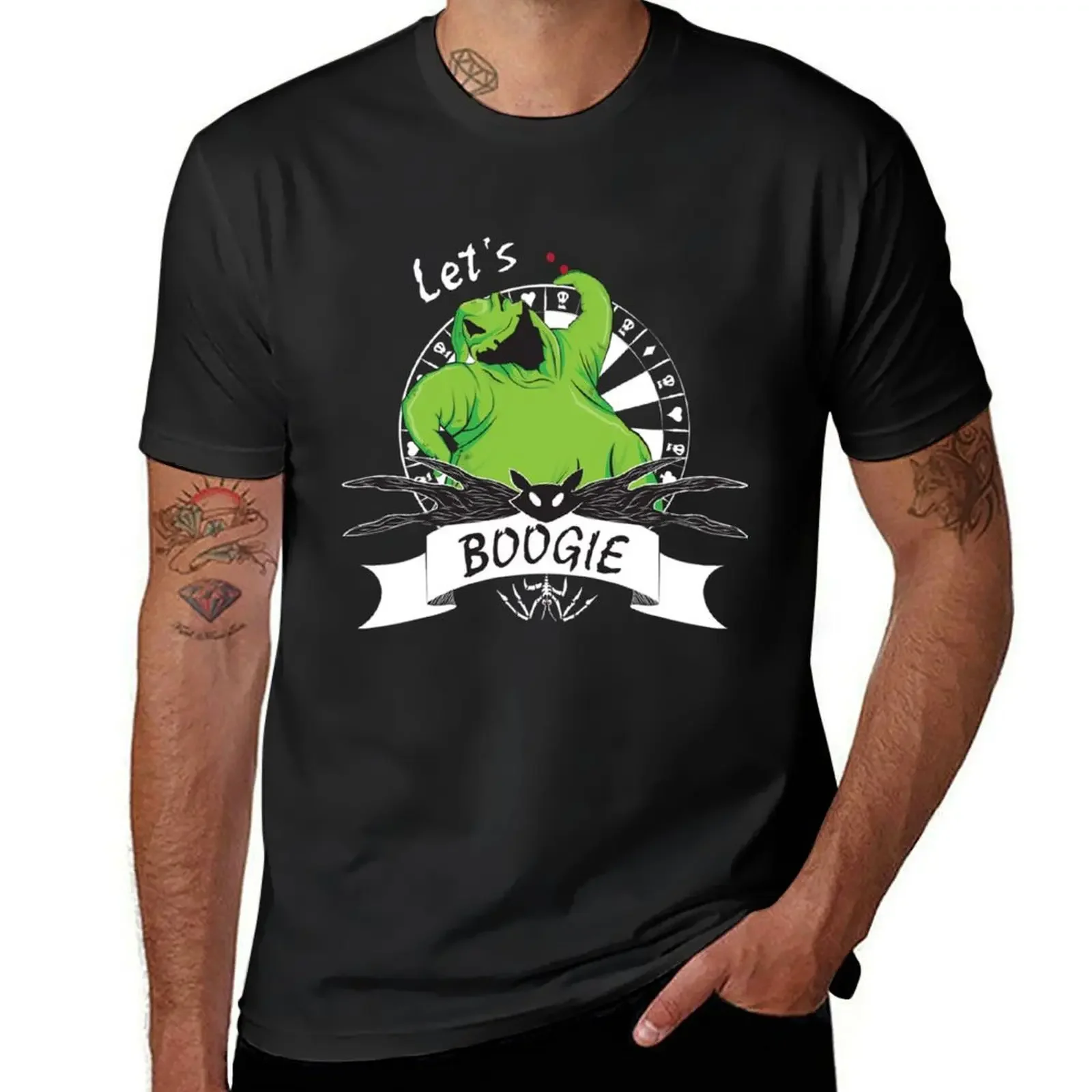 Oogie Boogie - Let's Boogie T-Shirt graphic t shirts Blouse vintage graphic tee t shirts for men cotton