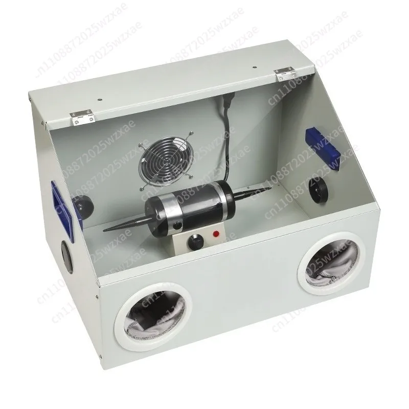 200W buffer grinder jewelry table polishing machine, adjustable variable speed, with exhaust fan blower, dust collector