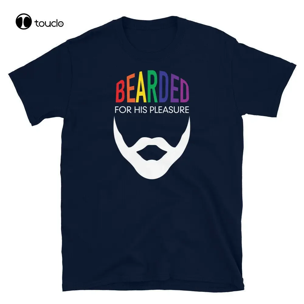 Lgbt Gay Pride Bear Bearded For His Pleasure Short-Sleeve Unisex T-Shirt