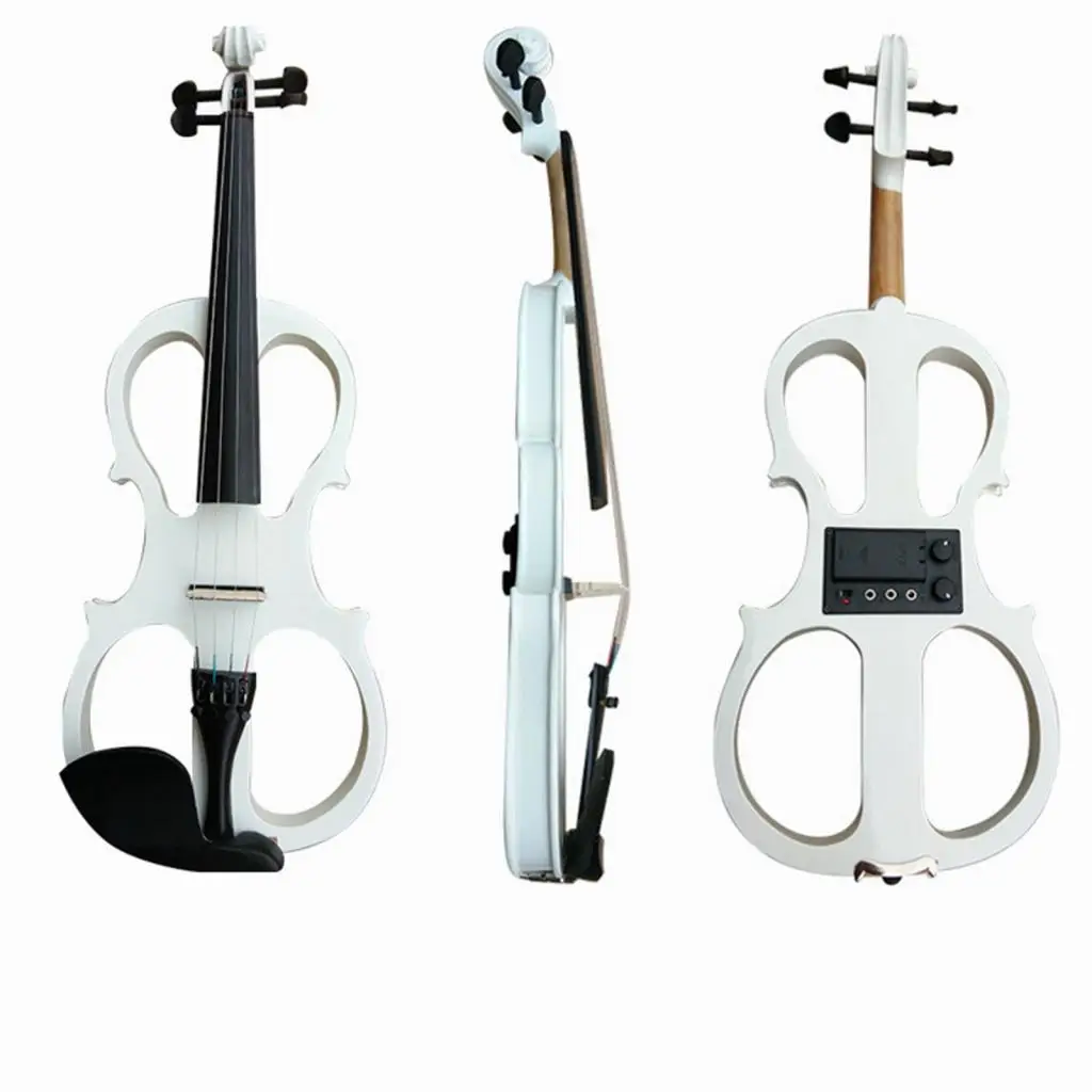 Electric Violin 4/4 with Violin Accessories Full Size for Adults Stage Show
