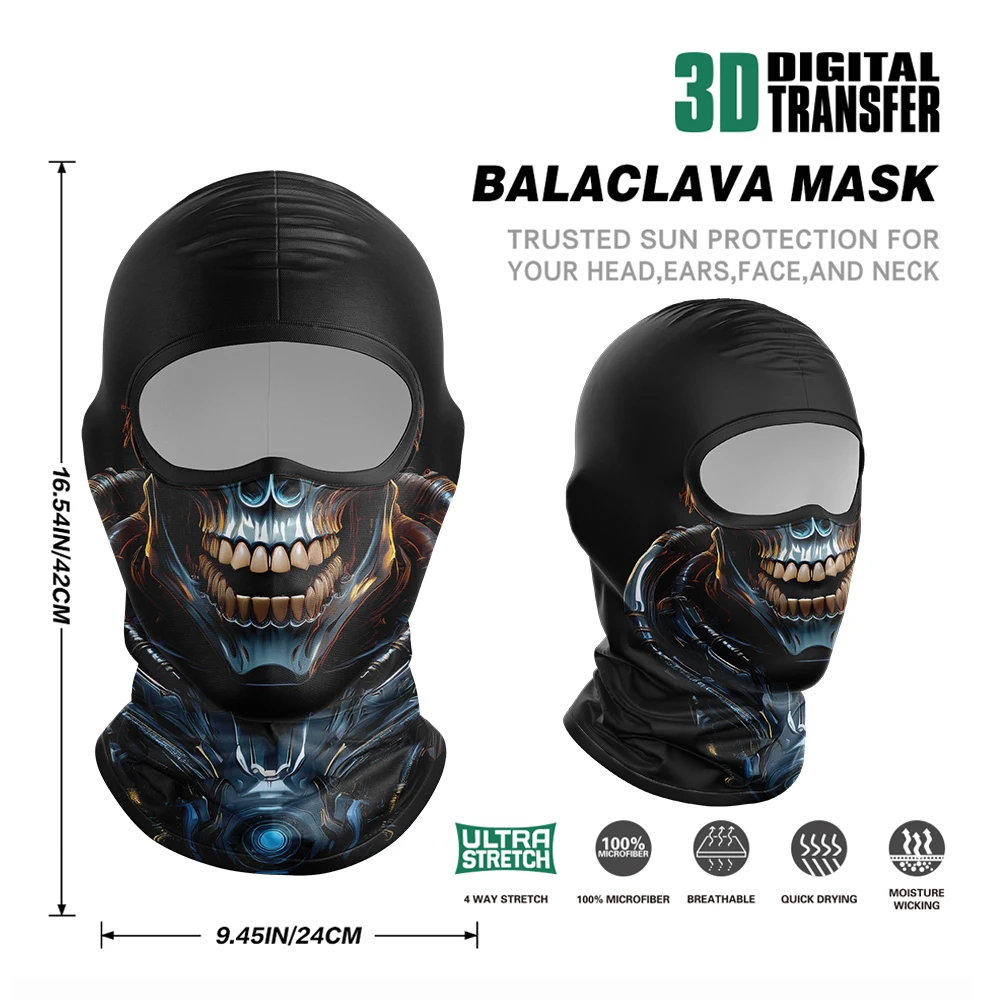 Balaclava Face Mask,Outdoor Sunscreen Motorcycle Face Mask,Motorcycle Face Towel,Bandana Breathable Sun Cycling Winter Cap Ski