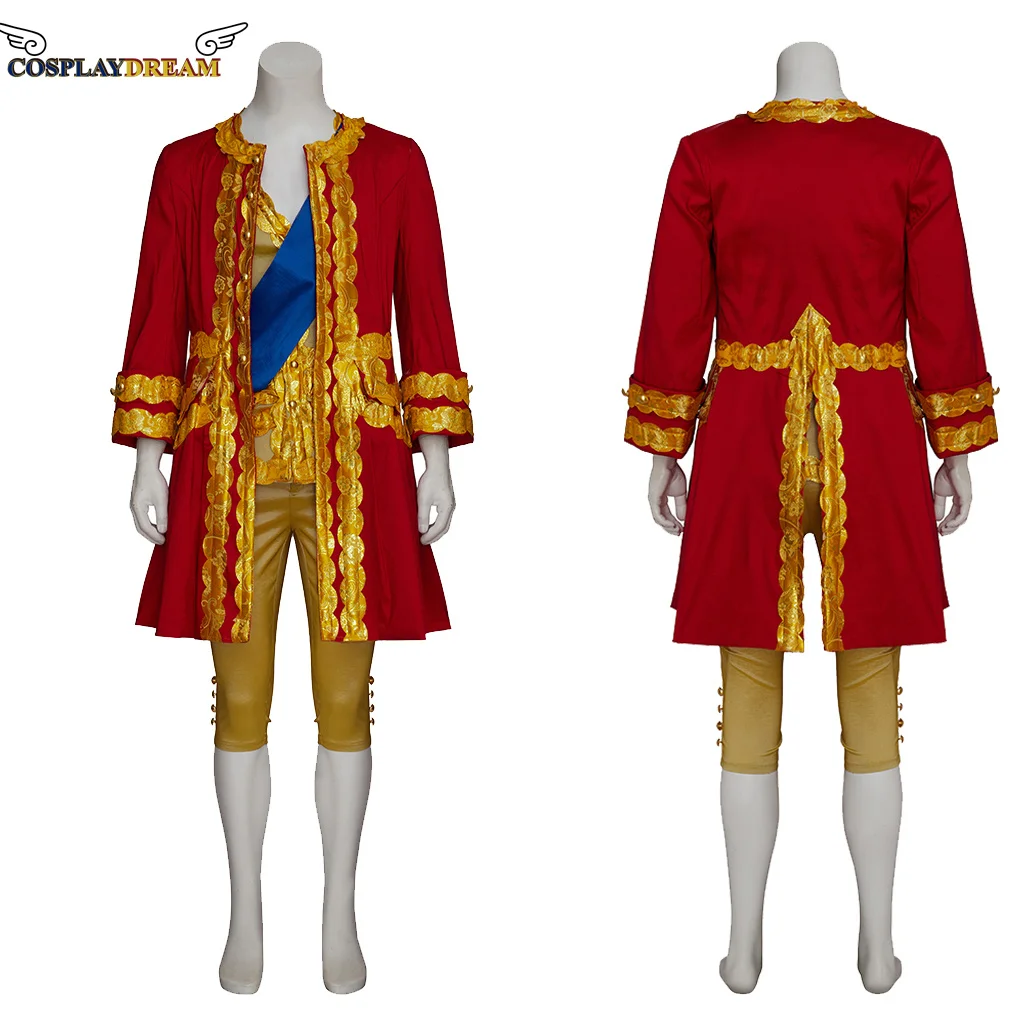 

18th Century Men's Medieval Uniform Colonial Outfit Noble Court Rococo Medieval prince Cosplay Costume Retro Halloween Costume