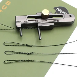 Rigtrip Carp Fishing Tools Adjustable Loop Sizer Metal Knotting Tool Hook Carp Hair Rig For Fishing Terminal Tackle Accessories