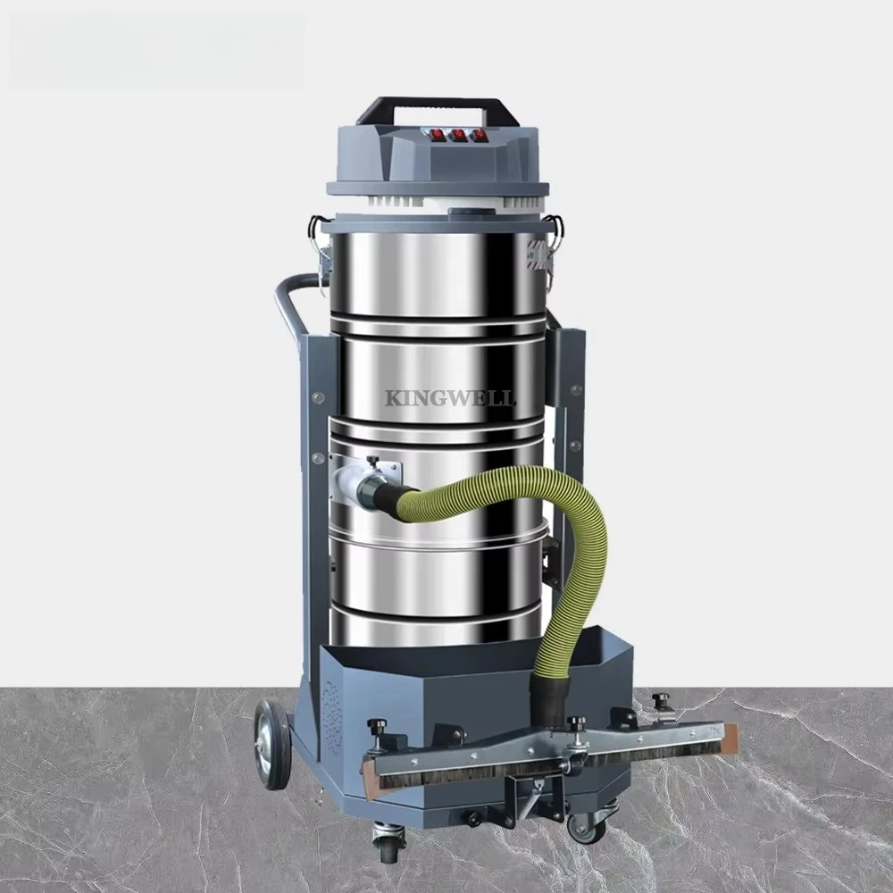 Горячая продажа 100-литровый однофазный электрический промышленный пылесос для влажной и сухой уборки для фабрики