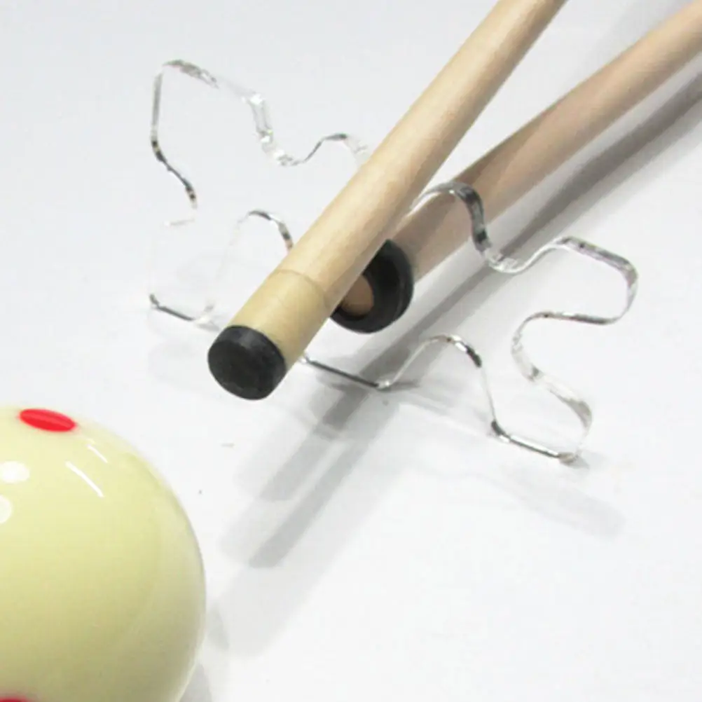 

Stand Bridge Billiards Rack Stainless Pool Cue Rest Stands Holders Stick Accessories Tool