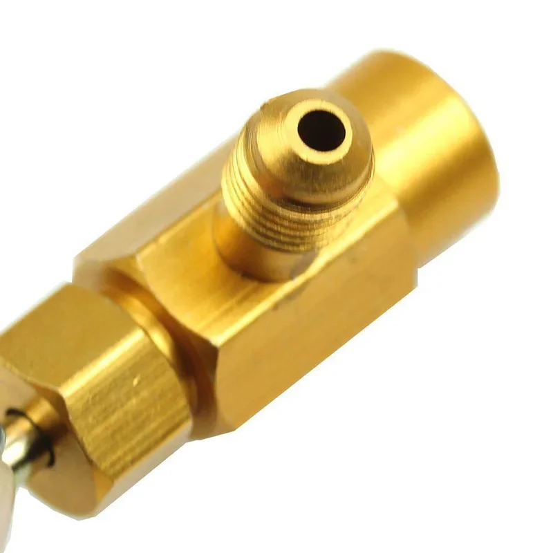 1/4 Zoll Gewindeadapter R-134a Kältemittel-Dosierflaschenöffner Ventil 60*35mm Auto-Klimaanlage Autozubehör – Detail 11
