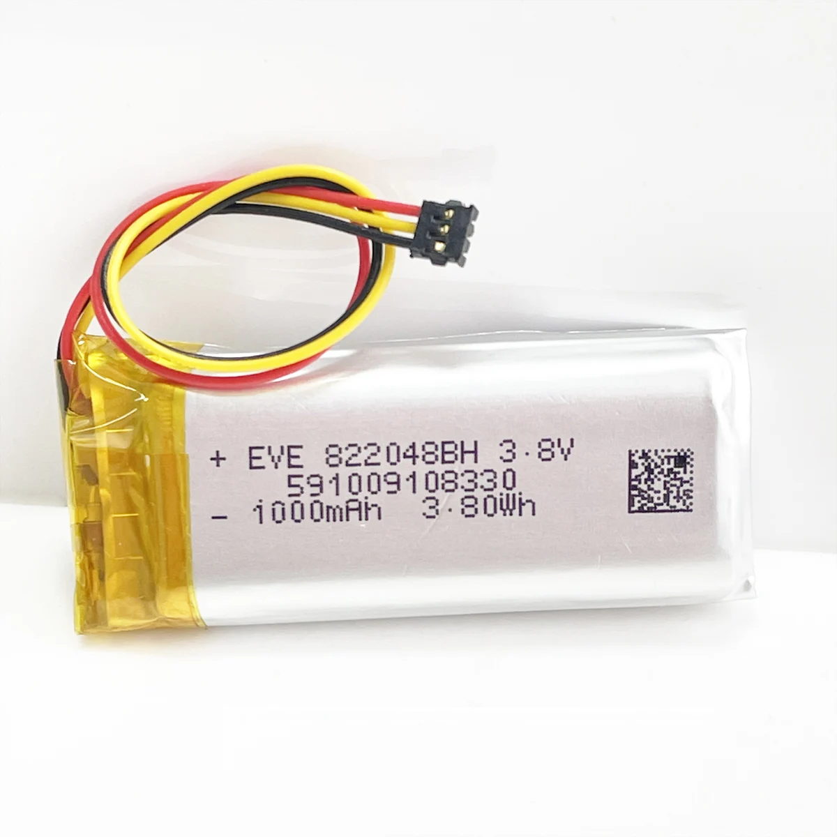 3.8V 1000mAh 3.8wh 3 Wires Thermistor Lipo Rechargeable Battery 822048 + 3Pin MX1.2mm Plug Compatible For Valve Index Controller