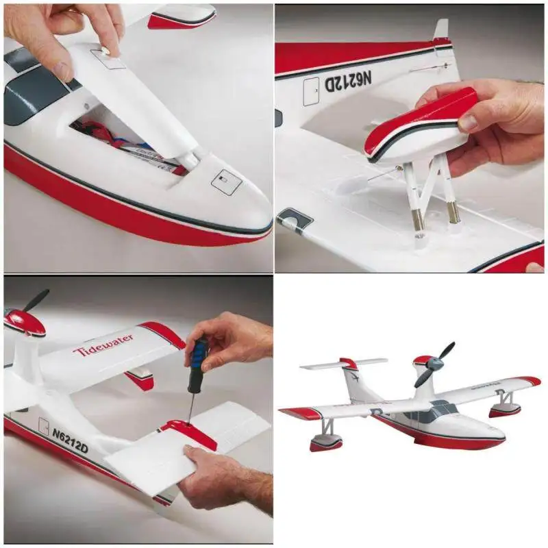 Haichao Seaplane 1-Meter Beginner'S Water Jet Trainer, Electric Remote Control Model Airplane Toy Epo Fixed Wing