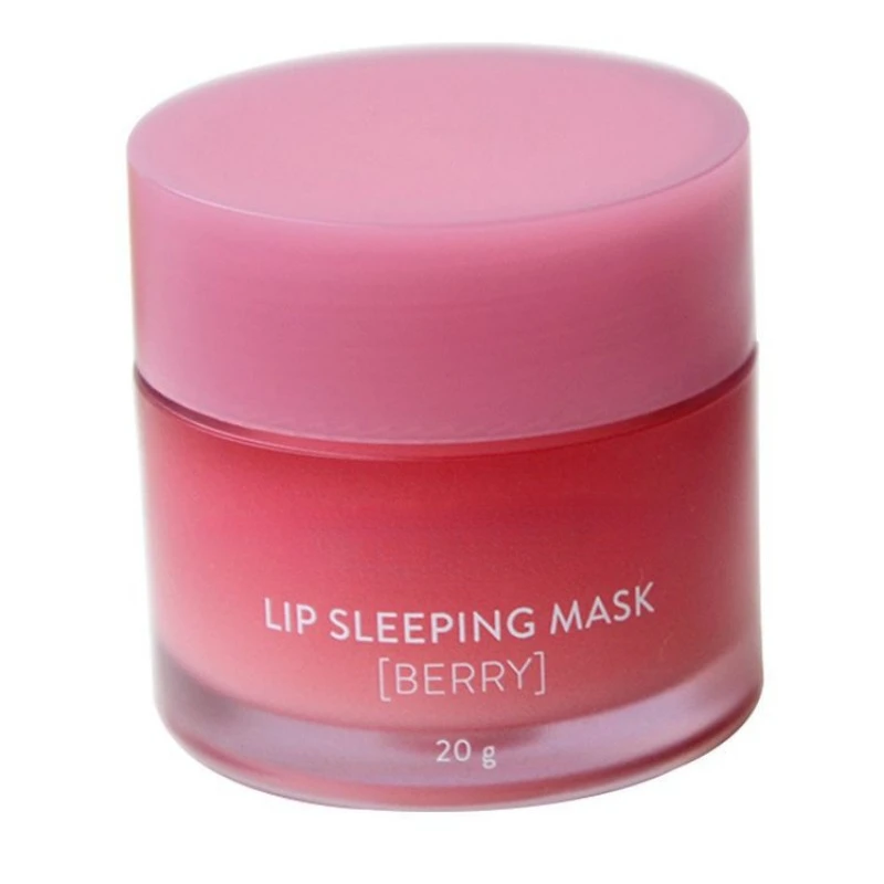 Lip mask 20g, strawberry flavor, moisturizing and moisturizing, fade lip lines, sleep at night, repair lipstick