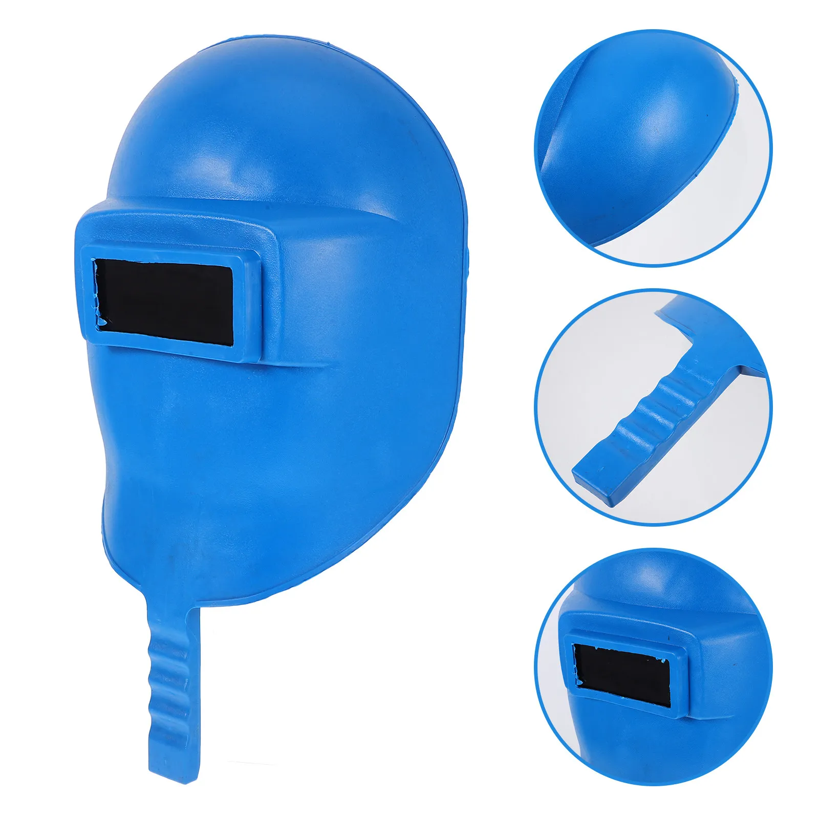 Handheld Plastic Welding Mask with High Transparency Eyeglass Electric Welding Argon Arc Welder Shield Eye Protector
