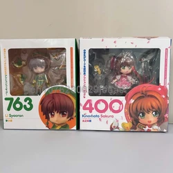 Card Captor Sakura Li Syaoran 763 Kinomoto Sakura 400 PVC Action Figure Model Toy Q Version Joint Movable Doll
