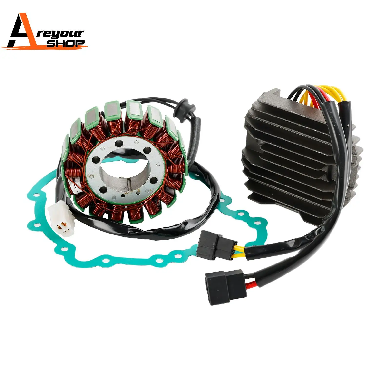 104mm Generator Stator & Regulator & Gasket for Speed Triple 1050 2005 2006 2007 2008 2009 2010