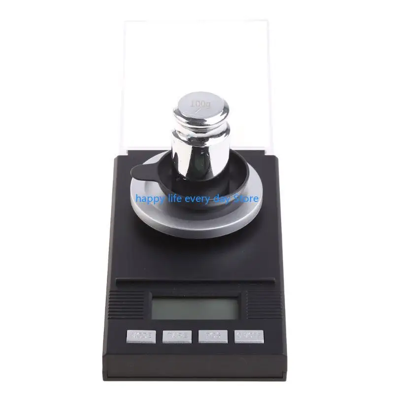 Échelle T8UC Digital Pocket 100 g / 0,001 g d'échelle bijoux numériques avec écran d'écran d'écran poudre