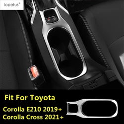 Couvercle de panneau de porte-gobelet à eau avant pour Toyota, accessoires de voiture, garniture intérieure, CorTrustE210 2019-2024, CorTrustCross 2021 - 2024