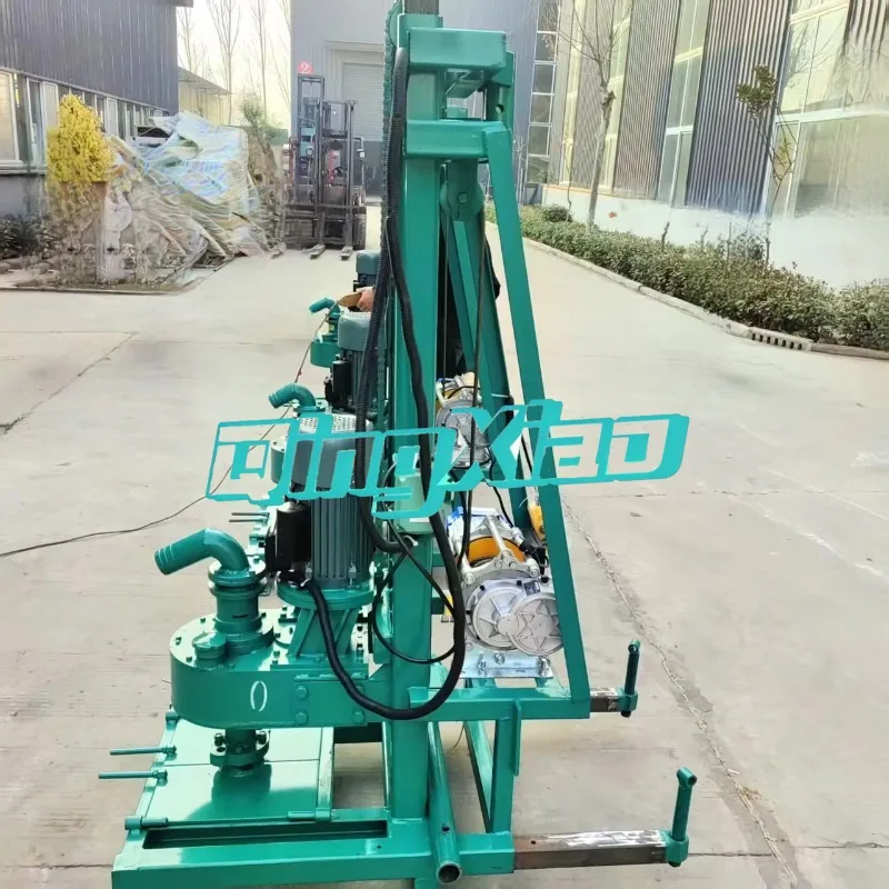 Portable Vertical Frame Electric Water Well Drilling Rig 220V 380V For Household Agricultural Civil Irrigation Borehole Drilling