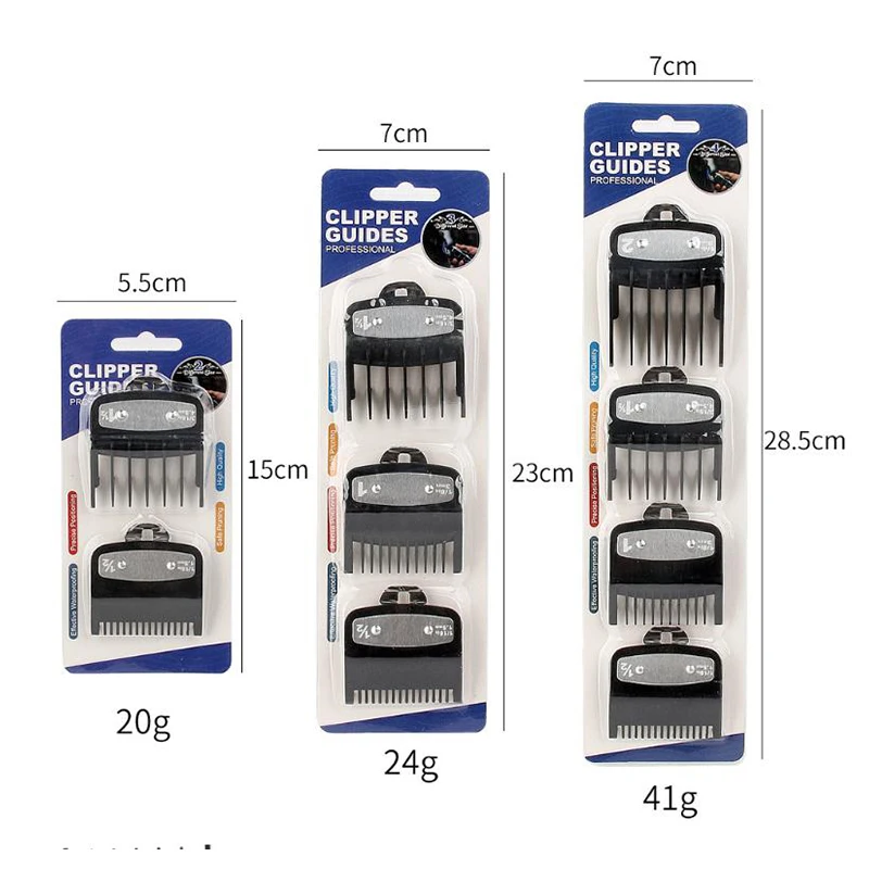 2/3/4Pcs Hair Clipper Limit Comb Guide Limit Comb Trimmer Guards Attachment Universal Colorful