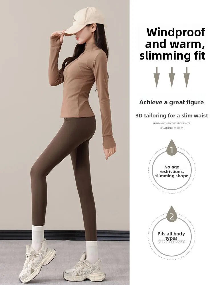 Thiened Fce-Conjunto de ropa de Yoga y Fitn para mujer, traje de entrenamiento largo de Sve, ropa de gimnasio Profional para Pilates, pantalones de cintura alta