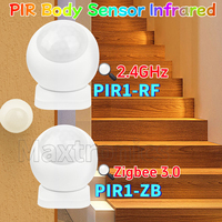MiBoxer (2.4GHz / Zigbee 3.0) PIR Body Sensor Infrared Intelligent Linked Motion Detection PIR1-RF/ PIR1-ZB For LED Bulb Strip