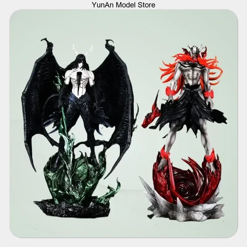 

Anime Figure Model Statue Collection Desktop 30cm Bleach Kurosaki Ichigo Hollowfication Ulquiorra Cifer Simple edition gifts